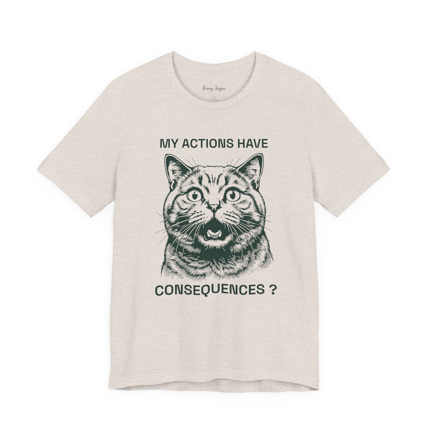 Cat Consequences Tee