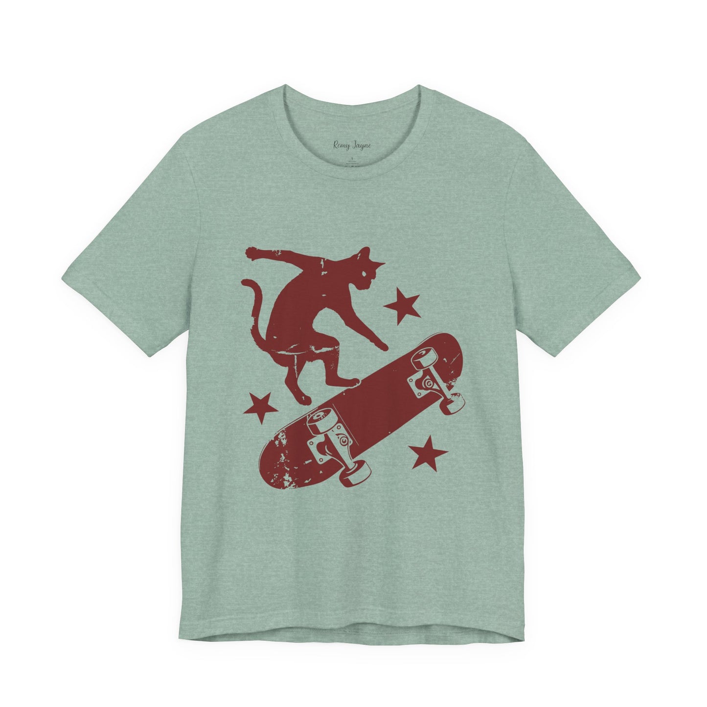 Skateboarding Cat