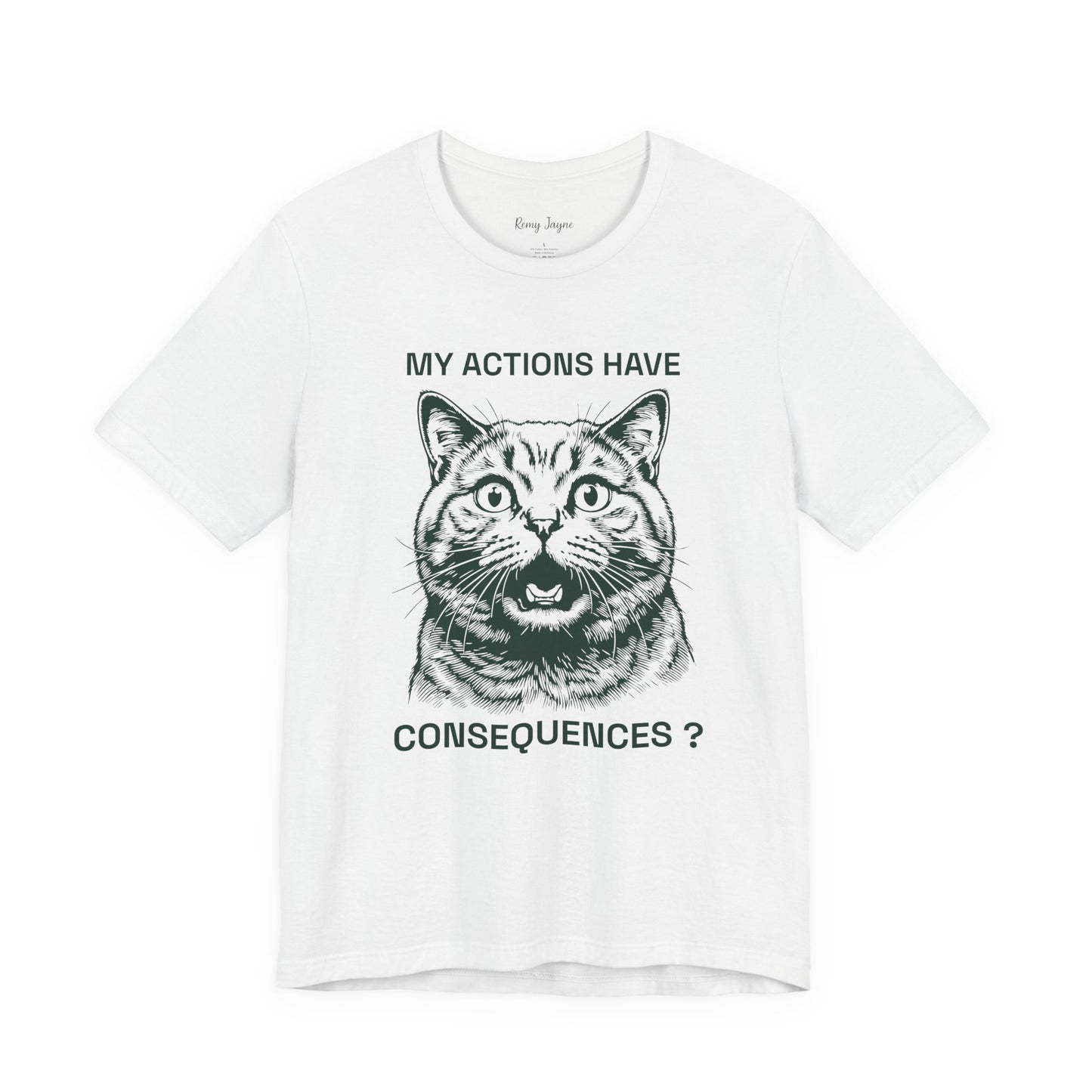 Cat Consequences Tee