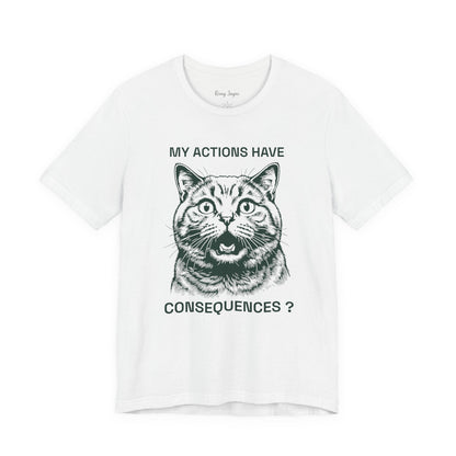 Cat Consequences Tee