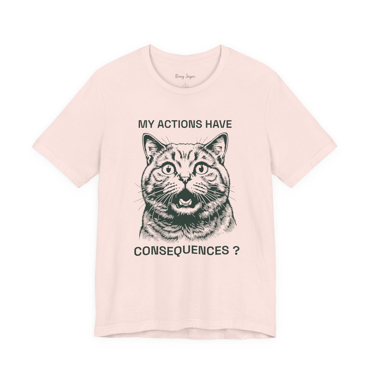 Cat Consequences Tee