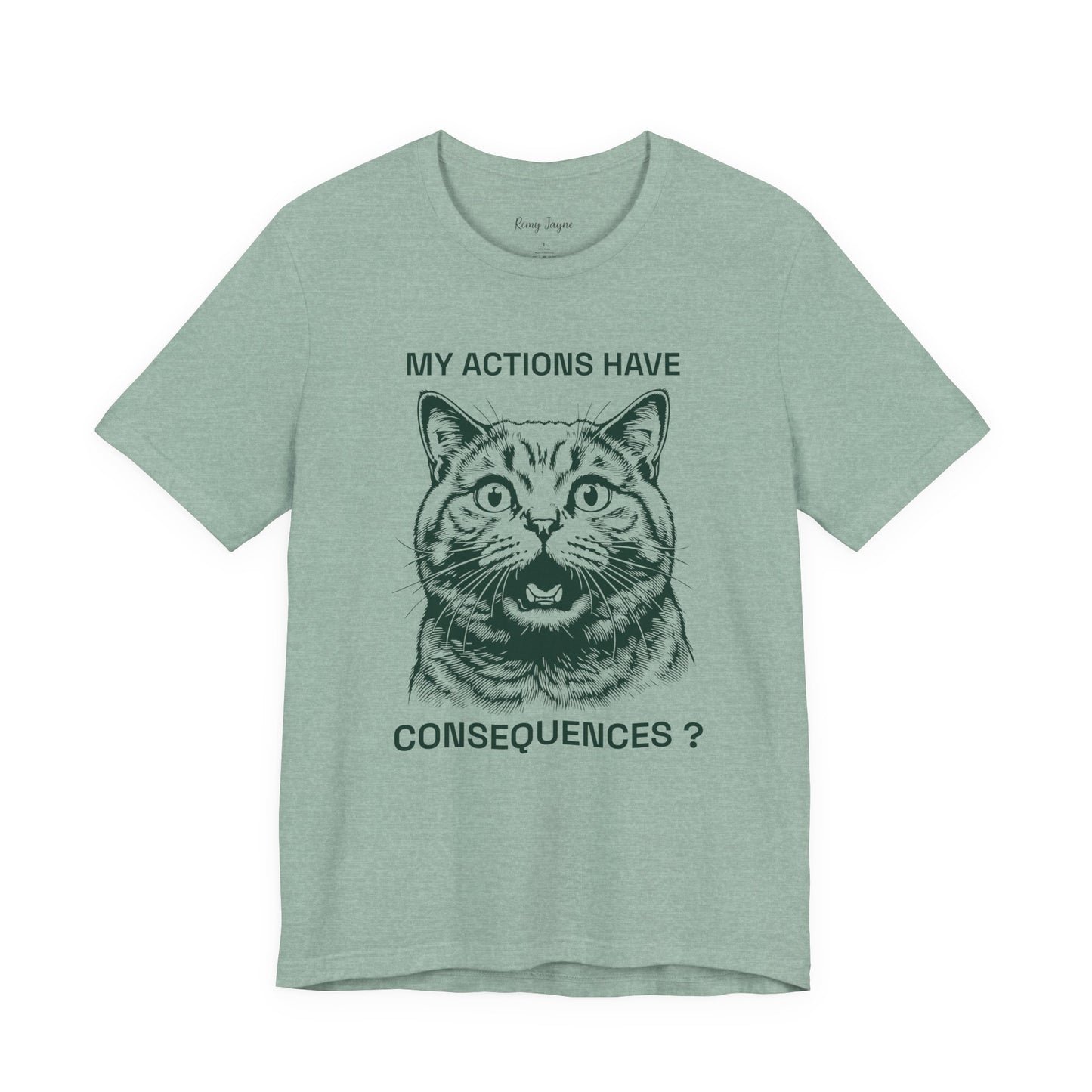 Cat Consequences Tee