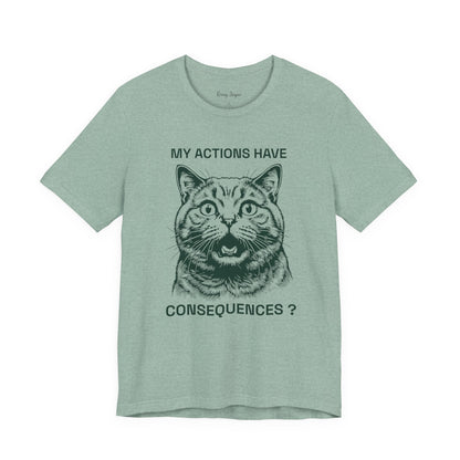 Cat Consequences Tee