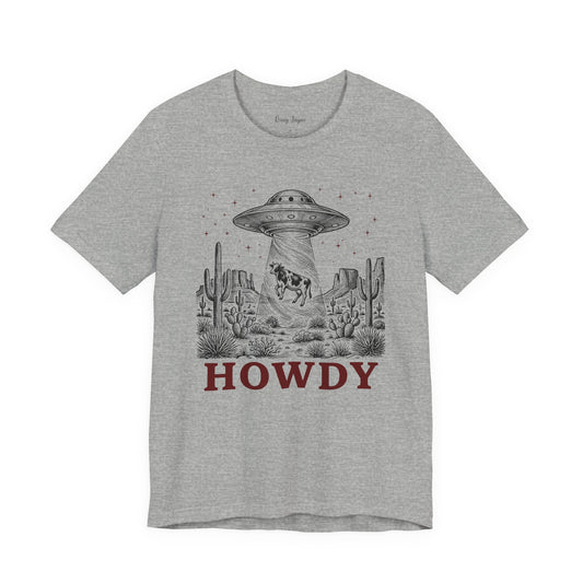 Howdy UFO Cow Tee