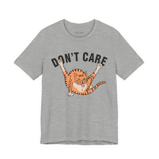 Don't Care Kitty Tee