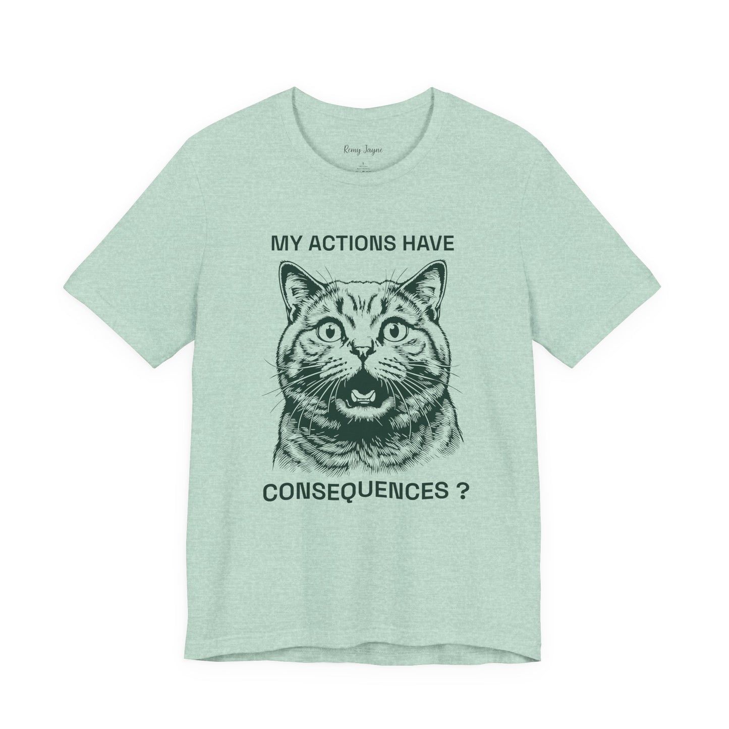 Cat Consequences Tee