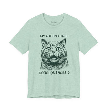 Cat Consequences Tee