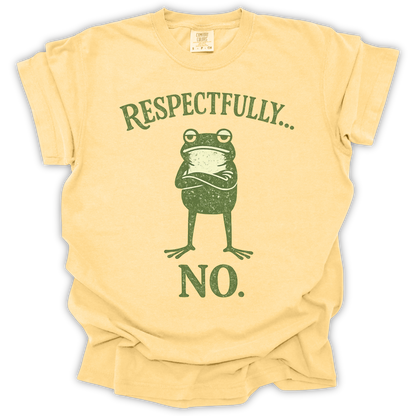 Respectfully...No.